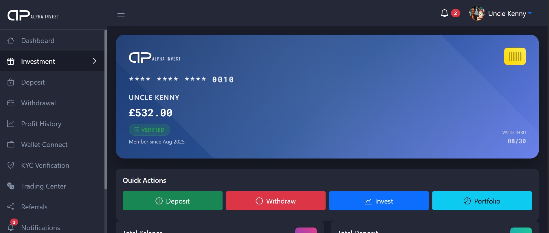 React Admin Dashboard