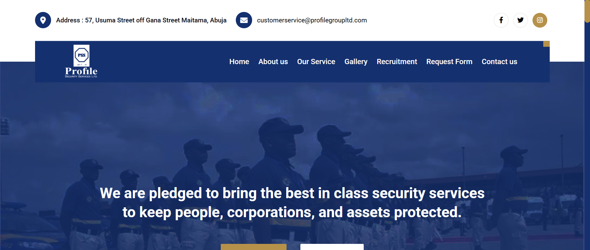 Profile Security Services, Maitama, Abuja