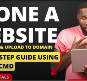 Clone a Website in Minutes: Step-by-Step Guide using Wget and CMD